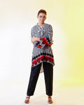Lining Top & Black Bottom- 2Pc