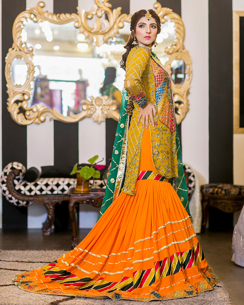 Mehndi Dress Amna Ajmal Mehndi Dress Amna Ajmal