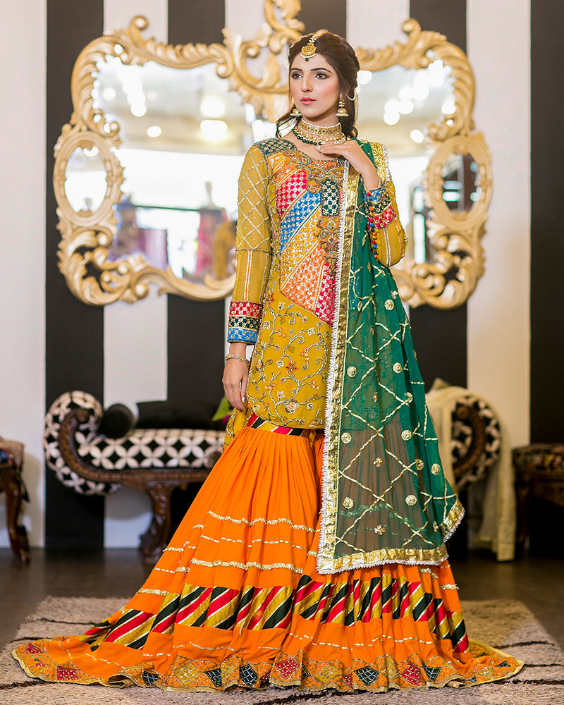 Mehndi Dress Amna Ajmal Mehndi Dress Amna Ajmal